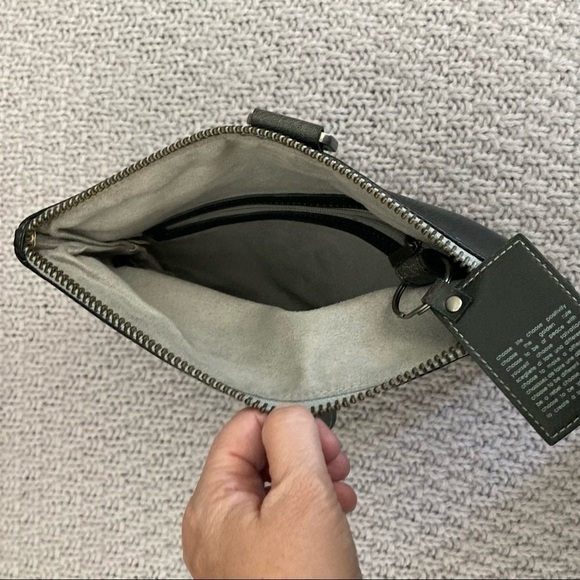 MATT & NAT Folding  Bag with Buckle Zippers Pockets Clutch - Picture 8 of 9